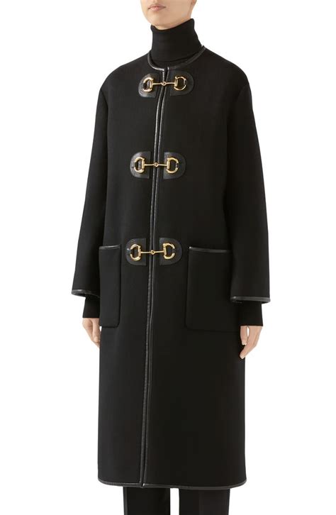 wool cashmere jacket gucci|gucci horsebit coat.